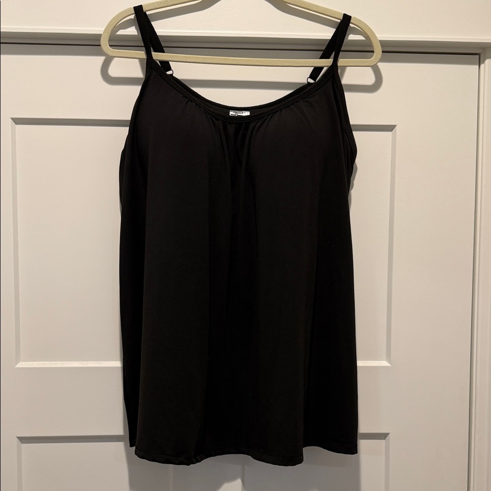 32 Degrees Black Spaghetti Strap Tank Top